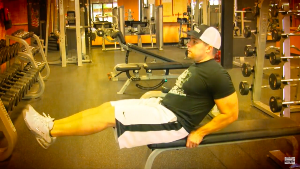 knee pull ins exercise